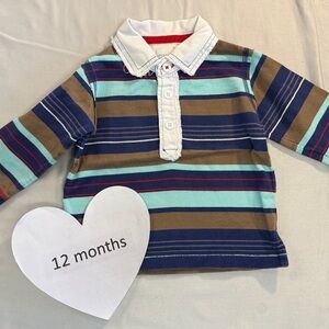 Mexx - long  sleeve polo style top. Size 12 months